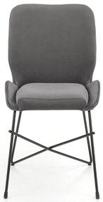 Scaun de bucaterie Kord, gri/negru