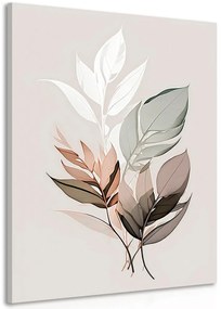 Tablou frunze minimaliste