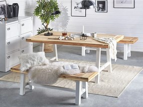 Set de masă pentru grădină Scalia (alb). 1011608