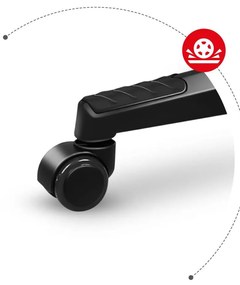 Fotoliu gaming Fusion 6.2 (negru) (cu iluminat LED). 1087482