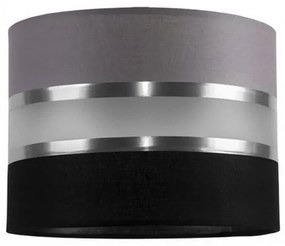 Lustră pe cablu CORAL 3xE27/60W/230V neagră și gri