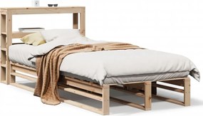 vidaXL Cadru de pat fără saltea, 90x200 cm, lemn masiv pin