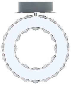 Lustra LED aplicata design modern Girona crom