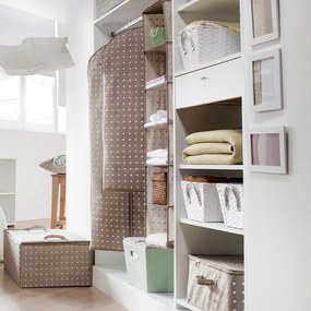 Husă depozitare Compactor Dots, 50 x 70 cm, bej