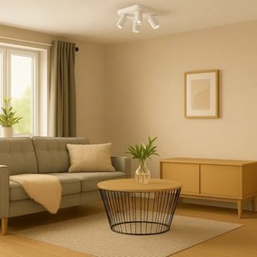 Rabalux 73088 - Plafonieră cu spoturi YORLI 4xGU10/7W/230V, albă