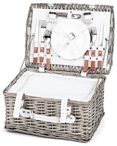 Coș de picnic pentru 2 persoane, cu termos