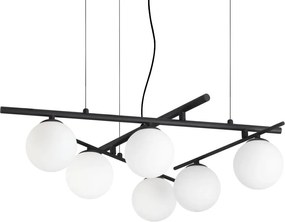 Lustra suspendata moderna ATLAS SP6 NERO