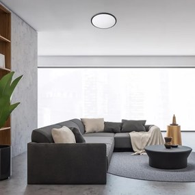 Plafonieră LED ENGON LED/24W/230V 3000K negru 38 cm Rabalux 71128