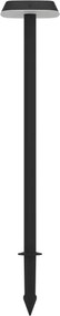 Eglo 901072 - Lampă solară LED DREOLI, 8,5 W / 3,7 V, 2200 mAh, IP44, neagră