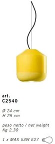 Pendul ceramic design italian realizat manual BELLOTA D.24cm