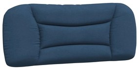 374555 vidaXL Pernă pentru tăblie de pat, albastru, 100 cm, material textil