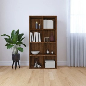 vidaXL Bibliotecă/Servantă, stejar maro, 66x30x130 cm, lemn prelucrat