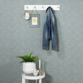 Cuier de perete alb din metal 70 cm Leatherman – Spinder Design