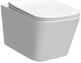 Set rezervor WC Tinos Pacific Chrome montat pe perete