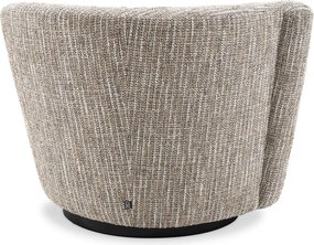 Fotoliu pivotant design elegant LUX Colin left, bej mademoiselle 115432 HZ