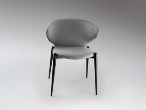 Scaun dining design elegant Alize gri