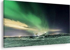 Tablou cu Aurora Borealis (90x60 cm)