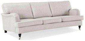 Canapea Bloomington A102Numărul de locuri: 3, 235x100x80cm, 95 kg, Tapiterie, Picioare: Lemn, Role, Metal