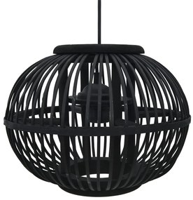 Lampa suspendata, negru, 30 x 22 cm, rachita, 40 W, glob, E27 Negru, 1, 1