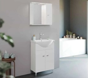Set lemn masiv alb Mobilier Baie Luna 55cm Model A1