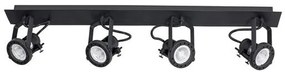 Plafoniera cu 4 spoturi directionabile SALVA negru NVL-9155103