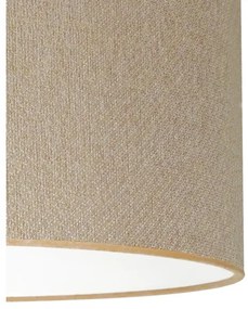 Lustră pe cablu ROLLER ECO Duolla RECYCLING 1xE27/15W/230V d. 45 cm crem