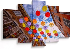 Tablou - Umbrele colorate (150x105 cm)