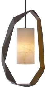 Lustra dimabila suspendata design LUX Santos, gunmetal 115371 HZ