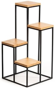 Suport pentru flori KASKADA 70x34 negru/maro