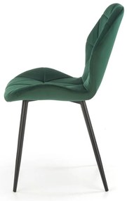 Scaun de bucaterie Pelor, verde/negru