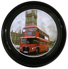 Tava rotunda London Bus 33cm, Metal