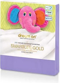 Protecție saltea Dream On, SMARTCEL GOLD Baby Lila, 60x120
