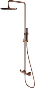 Coloana de dus cu baterie monocomanda Omnires Y finisaj cupru lucios