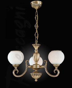 Candelabru din alama cu 3 brate design italian 8450