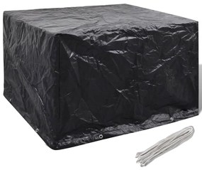 vidaXL Husă mobilier grădină, 8 ocheți,135x135x90 cm