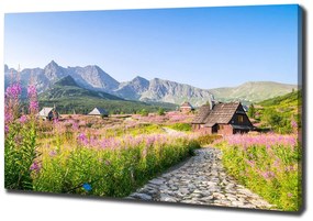 Tablouri tipărite pe pânză Cabanelor în munți