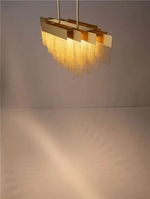 Lustra LED suspendata design modern REVIA aurie