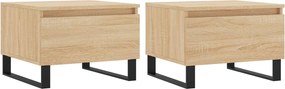 vidaXL Măsuțe de cafea 2 buc. stejar sonoma 50x46x35 cm lemn compozit
