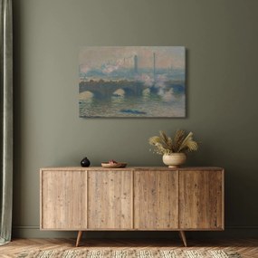 Tablou - Claude Monet, Waterloo Bridge, Gray Day, reproducere (90x60 cm)