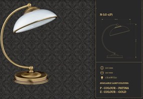 Veioza design clasic realizata manual N