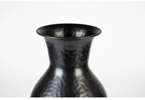 Vază neagră din oțel înaltă (înălțime 49 cm) Dunja – White Label