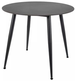 Masă de bucătărie Rion - 90 cm diametru, negru
