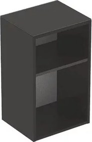 Dulap mediu suspendat Geberit Smyle Square lava gri inchis 36 cm