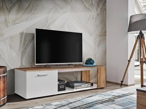 Mobilier living Mantes WWT30 (alb mat + stejar wotan). 1097678