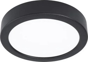 Eglo 78675 - Plafonieră LED FUEVA, 11W/230V, Ø 16 cm, neagră