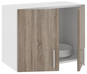 Corp Superior Hota Karo, Stejar Sonoma Inchis/Alb, 60 x 30 x 45 cm