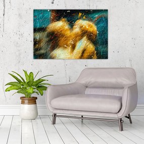 Tablou - Îngerii sărutăndu-se (90x60 cm)