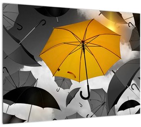 Tablou - Umbrelă galbenă (70x50 cm)