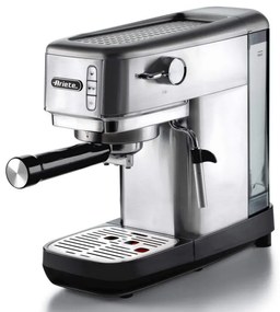 Espressor manual Ariete ESPRESSO METAL SLIM 1380/10, 1300W, 15 bar, 1.1 L, Lungimea cafelei personalizabila, Cafea macinasa si doze ESE, Inox
