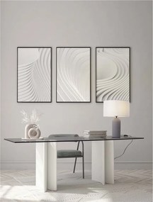 Veioza/Lampa de masa decorativa AMMOS alb/gri
